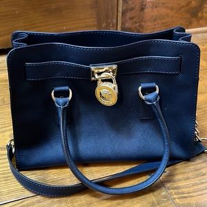 Like NWOT Navy Blue Michael Kors bag